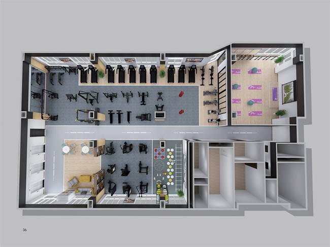 房地产会所和社区健身房九游网页版